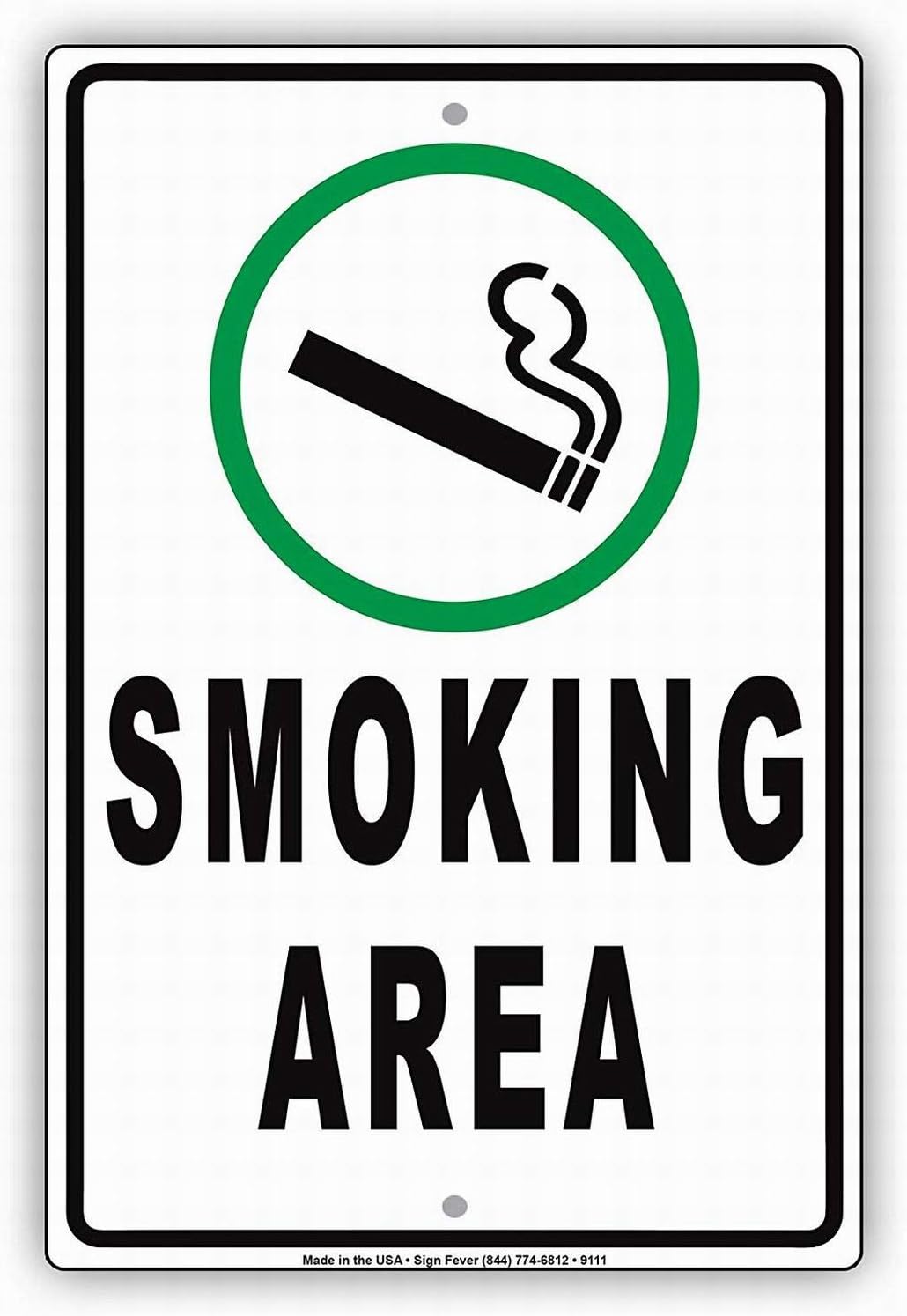 Vaping Store - 안전 표지판 12x16 이 지역에서는 흡연
