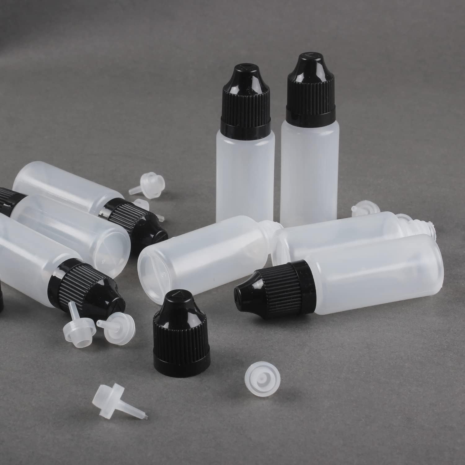 Juice Bottle Dropper - LDPE 얇은 팁 스포이드 병, 작은